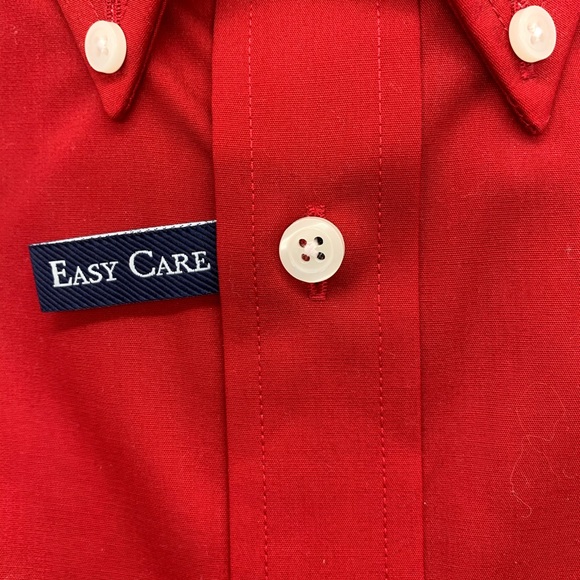 Croft & Barrow Red Easy Care Classic Dress Shirt - Picture 4 of 5